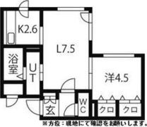 ヴェルテュ麻生の間取り画像