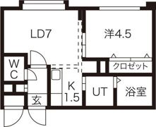 エクセレント壱番館の間取り画像