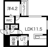 アベイズ栄通の間取り画像