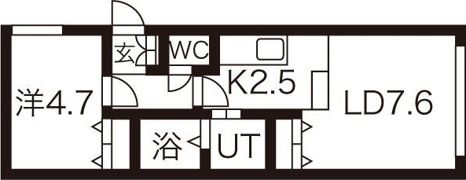 アクアリオタカの間取り画像
