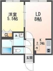 エバーグリーンの間取り画像