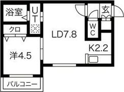 Grandee二十四軒の間取り画像