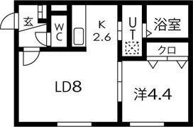 サイト琴似の間取り画像