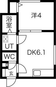 リリーベル琴似の間取り画像