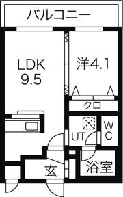 MAHALO OHASHI HOKUDAIの間取り画像