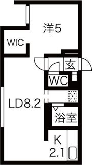 サンタの館2の間取り画像