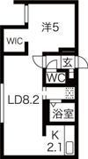 サンタの館2の間取り画像