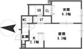 ルミエールYS北18の間取り画像