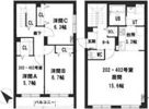 仮）グランメール北郷2-3の間取り画像