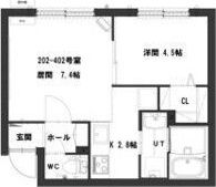 グランメール水車町7の間取り画像