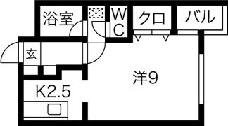 ノール琴似の間取り画像