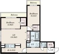 S-RESIDENCE琴似本通avantaの間取り画像