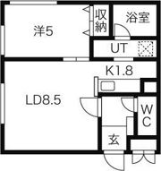 グリーンヴィラの間取り画像