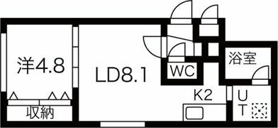 グラシアス平岸の間取り画像