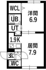 グランメール紫苑の間取り画像