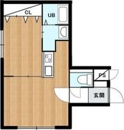 グランメール二十四軒1-2Cの間取り画像
