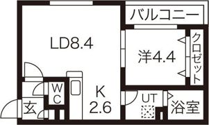 サフィニア七番館の間取り画像