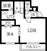 brilliantS17（ブリリアントS17）の間取り画像