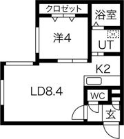 brilliantS17（ブリリアントS17）の間取り画像