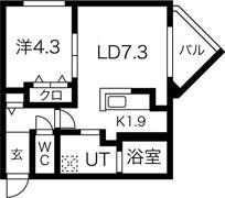 SeasonsII（シーズンズ2）の間取り画像