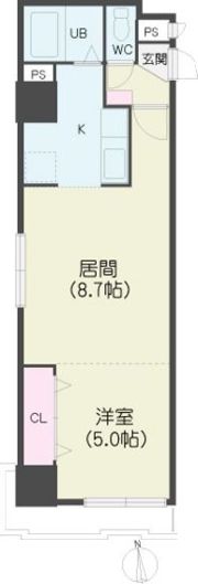 パークヒルズ平岸310の間取り画像