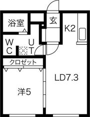 Blanc Noir Fの間取り画像