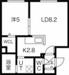 B.M.S 豊平の間取り画像