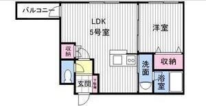 モルティーニ平岸の間取り画像