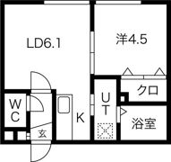 モンレーヴIIIの間取り画像