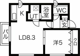 PRIME4・4の間取り画像