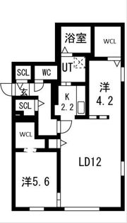 Livease S6W13（リヴィースエス6ダブリュー13）の間取り画像
