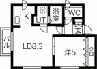 PRIME4・4の間取り画像