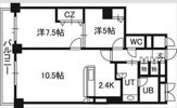 PRIME URBAN札幌 RIVER FRONTの間取り画像
