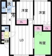 メゾン白はとの間取り画像