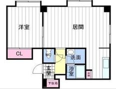 allez麻生の間取り画像