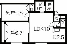 アクアコートSKK（アクアコートエスケーケー）の間取り画像