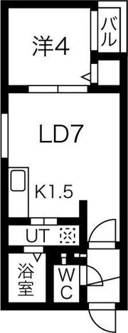 ラフィーネ南円山の間取り画像