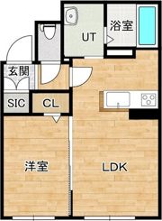 デイズ発寒南の間取り画像