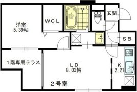 ESTOR ASABUの間取り画像