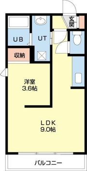 オリエントコート学園前の間取り画像