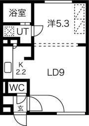 M-STAGE北9条の間取り画像