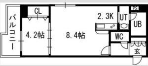 PRIME URBAN北14条の間取り画像