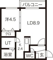 リッツハウス山の手の間取り画像