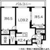平岸Riverside（平岸リバーサイド）の間取り画像