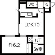グローリア南10条の間取り画像