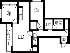 AMS伏見の間取り画像