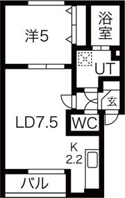 イルミナート発寒の間取り画像