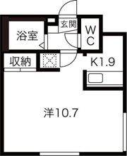 アーバンクラスタ東札幌の間取り画像