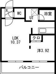 パラッツオ中の島 （PARAZZO）の間取り画像