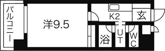 リゾルテ中央の間取り画像